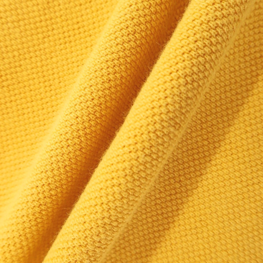[Used] CRUCIANI Cotton Pique Short Sleeve Polo Shirt Yellow [48] [Condition Rank B] [Men&