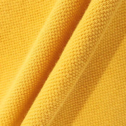[Used] CRUCIANI Cotton Pique Short Sleeve Polo Shirt Yellow [48] [Condition Rank B] [Men&