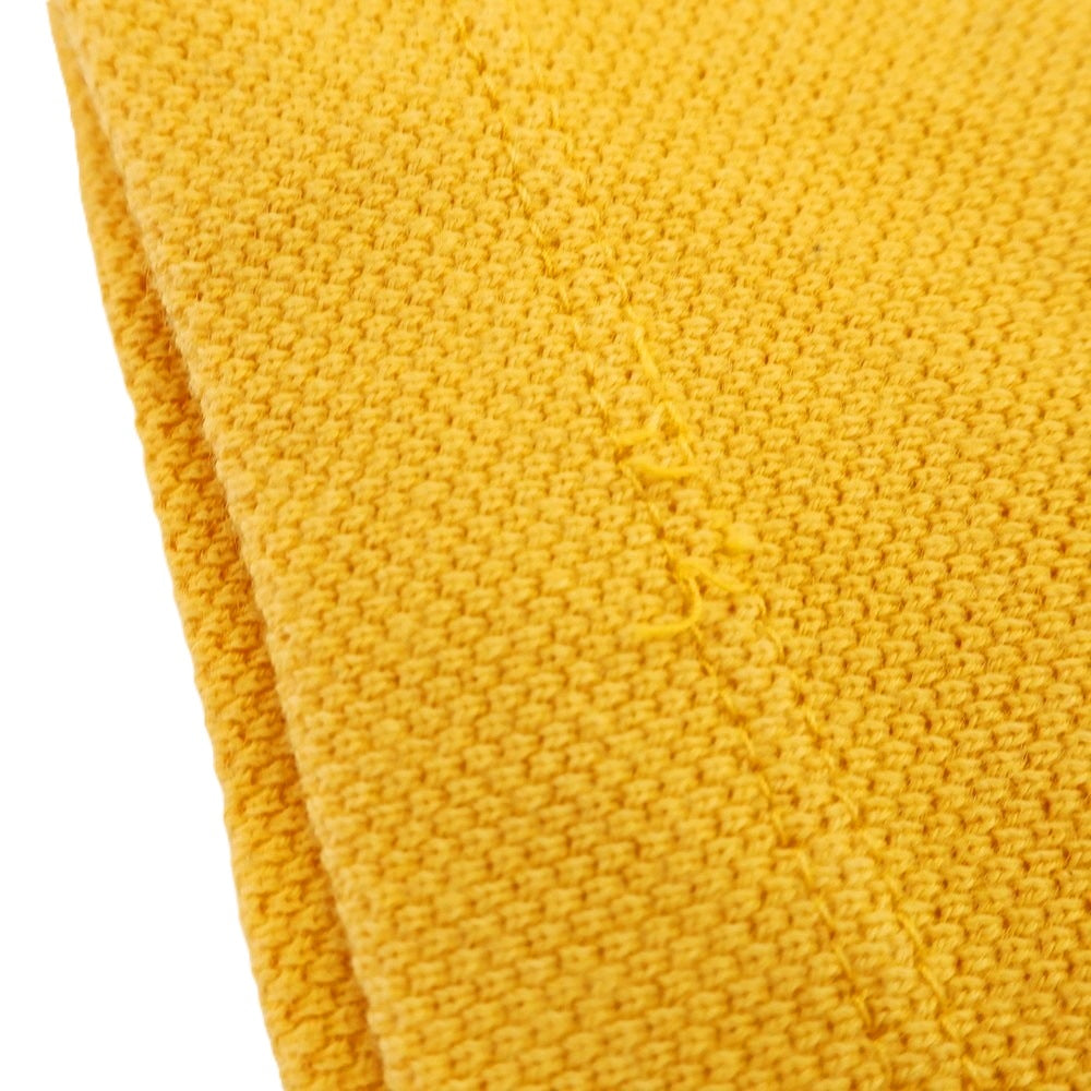 [Used] CRUCIANI Cotton Pique Short Sleeve Polo Shirt Yellow [48] [Condition Rank B] [Men&