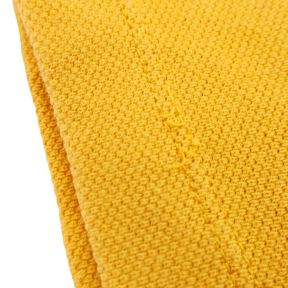 [Used] CRUCIANI Cotton Pique Short Sleeve Polo Shirt Yellow [48] [Condition Rank B] [Men&