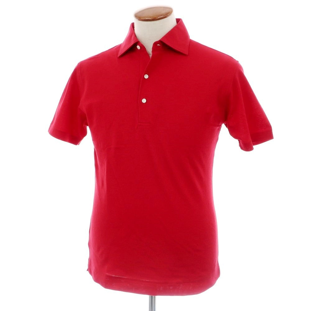 [Used] ORIAN Cotton Pique Short Sleeve Polo Shirt Red [M] [Condition Rank B] [Men&