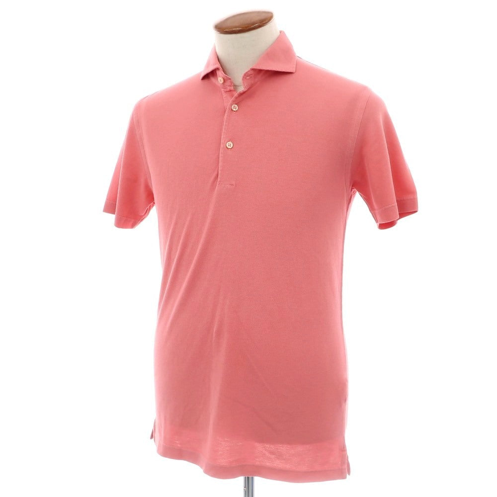 [Used] GRAN SASSO Cotton Short Sleeve Polo Shirt Pink [48] [Condition Rank A] [Men&
