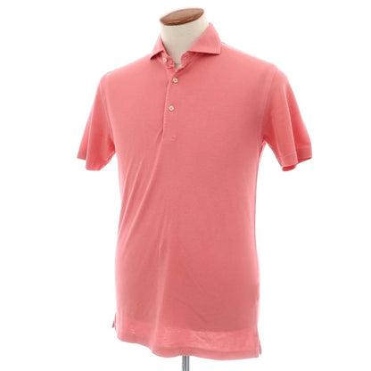 [Used] GRAN SASSO Cotton Short Sleeve Polo Shirt Pink [48] [Condition Rank A] [Men&