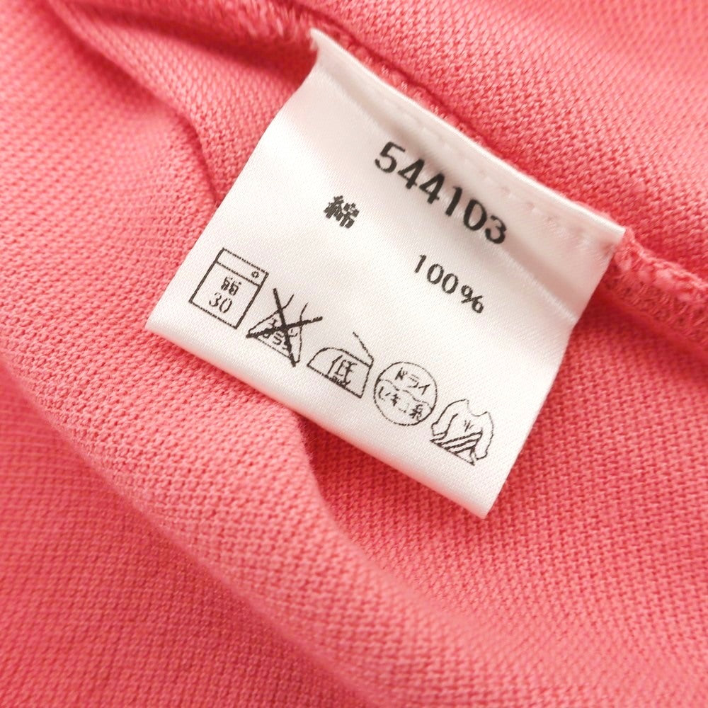 [Used] GRAN SASSO Cotton Short Sleeve Polo Shirt Pink [48] [Condition Rank A] [Men&