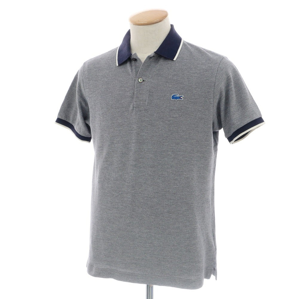 [Used] LACOSTE EXCLUSIVE EDITION Cotton Pique Short Sleeve Polo Shirt Navy [3] [Condition Rank B] [Men&