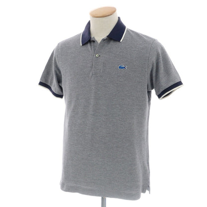 [Used] LACOSTE EXCLUSIVE EDITION Cotton Pique Short Sleeve Polo Shirt Navy [3] [Condition Rank B] [Men&