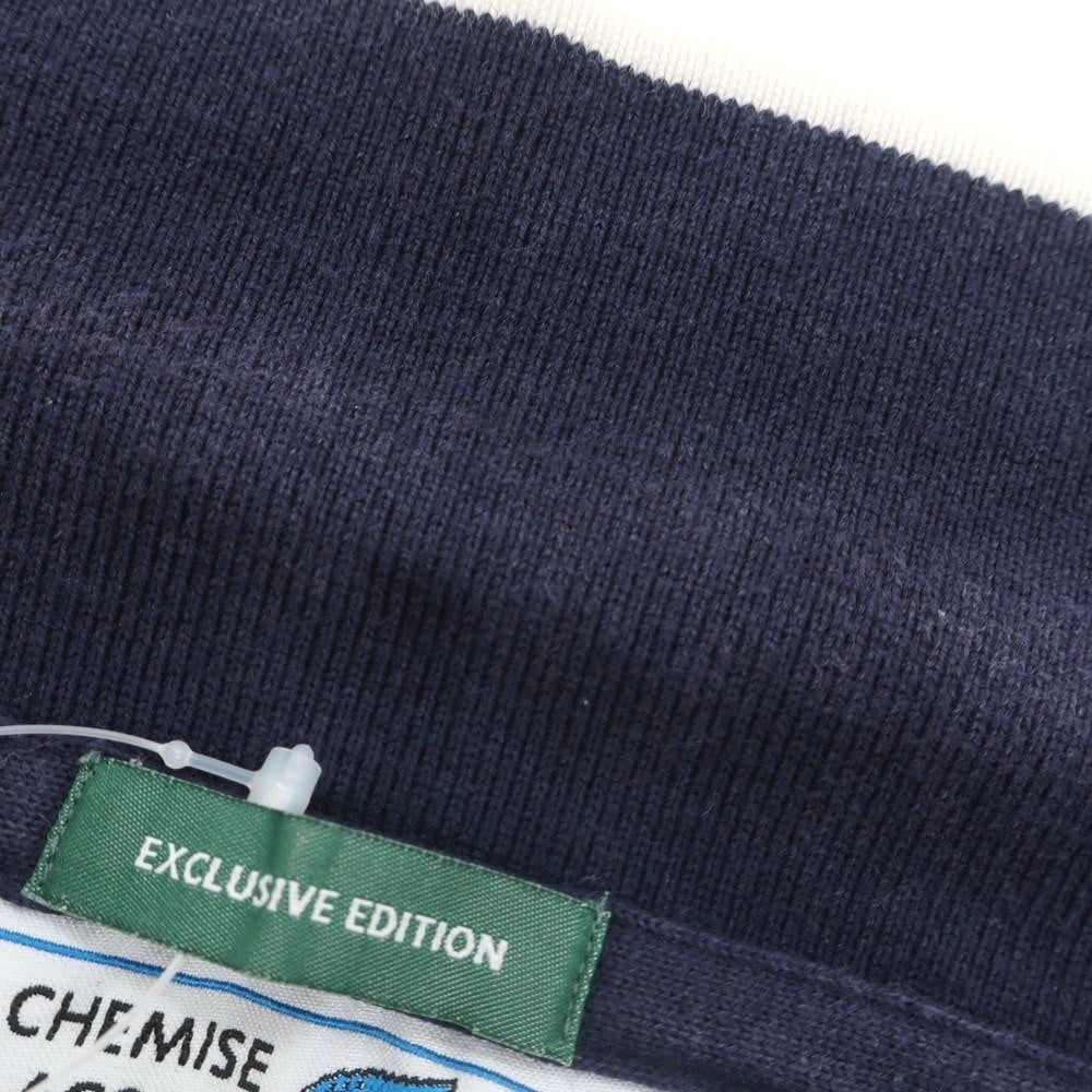 [Used] LACOSTE EXCLUSIVE EDITION Cotton Pique Short Sleeve Polo Shirt Navy [3] [Condition Rank B] [Men&