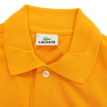 [Used] LACOSTE Cotton Pique Short Sleeve Polo Shirt Orange [3] [Condition Rank B] [Men&