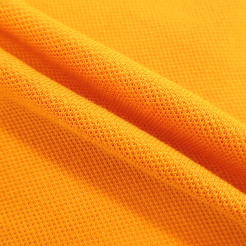 [Used] LACOSTE Cotton Pique Short Sleeve Polo Shirt Orange [3] [Condition Rank B] [Men&