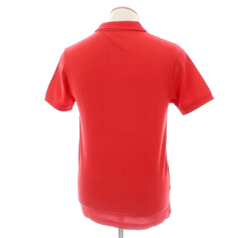 【中古】ライルアンドスコット LYLE&amp;SCOTT コットン 鹿の子 半袖ポロシャツ レッド【 サイズM 】【 状態ランクB 】【 メンズ 】 [DPD]
