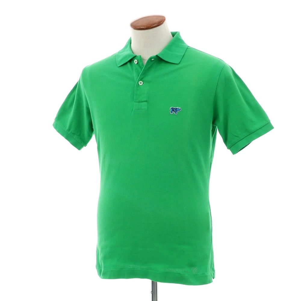 [Used] SCYE BASICS Cotton Pique Short Sleeve Polo Shirt Green [38] [Condition Rank B] [Men&