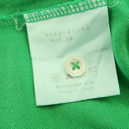 [Used] SCYE BASICS Cotton Pique Short Sleeve Polo Shirt Green [38] [Condition Rank B] [Men&