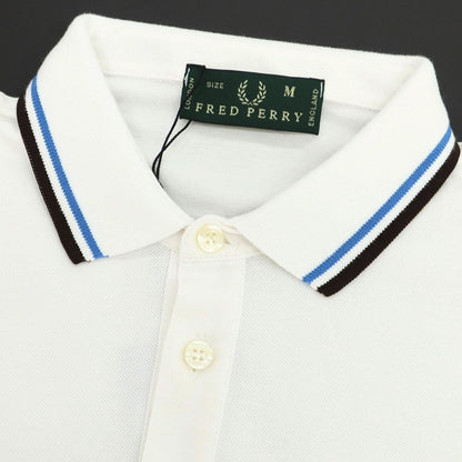 [Used] [Unused] Fred Perry Stretch Cotton Short Sleeve Polo Shirt White [M] [Condition Rank S] [Men&