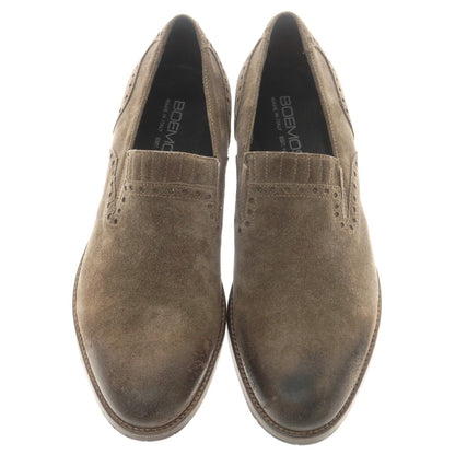 [Used] BOEMOS Suede Side Elastic Loafers Ash Brown [42] [Condition Rank A] [Men&