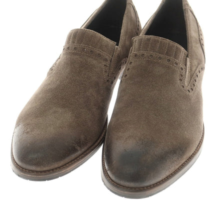 [Used] BOEMOS Suede Side Elastic Loafers Ash Brown [42] [Condition Rank A] [Men&