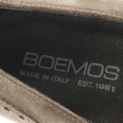 [Used] BOEMOS Suede Side Elastic Loafers Ash Brown [42] [Condition Rank A] [Men&
