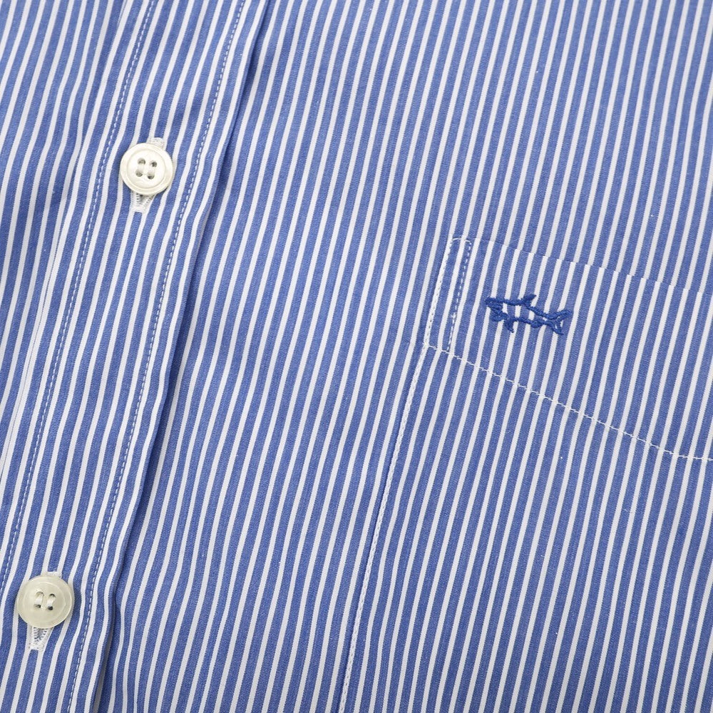 [Used] Paul &amp;amp; Shark PAUL&amp;amp;SHARK Cotton Striped Button-down Casual Shirt Blue x White [46] [Condition Rank B] [Men&