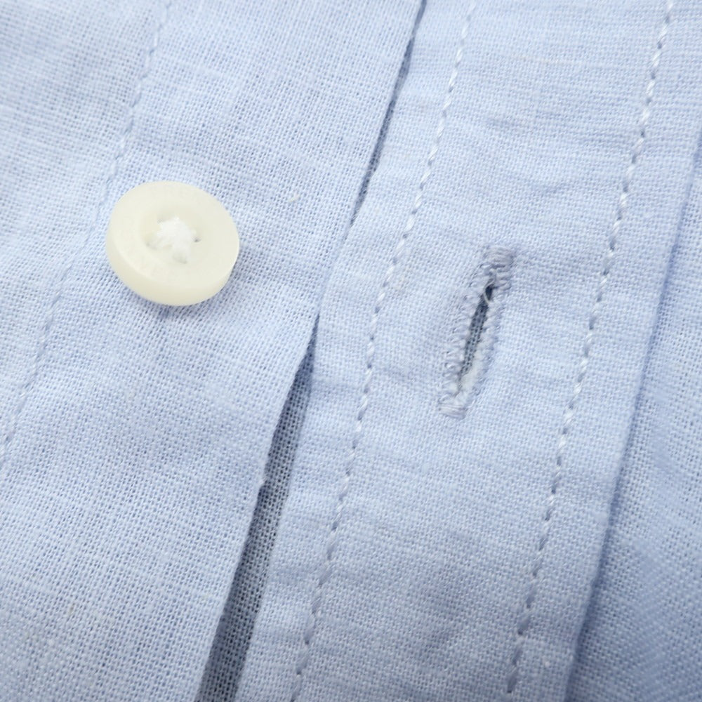 [Used] FRENCH CONNECTION Linen Cotton Button Down Casual Shirt Light Blue [M] [Condition Rank B] [Men&