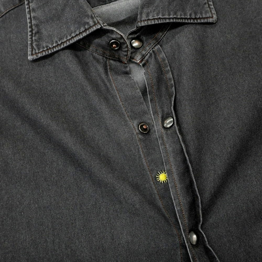 [Used] Giannetto cotton casual shirt, black [39] [Condition rank B] [Men&