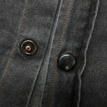 [Used] Giannetto cotton casual shirt, black [39] [Condition rank B] [Men&