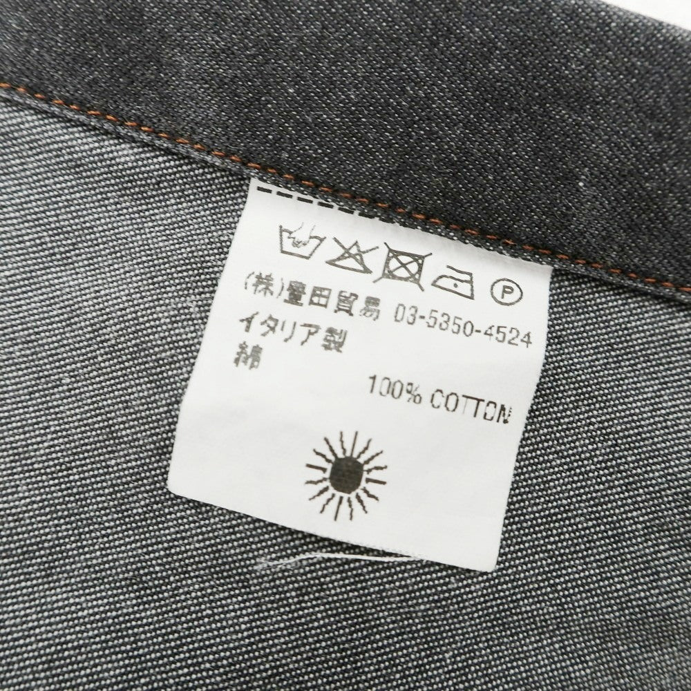 [Used] Giannetto cotton casual shirt, black [39] [Condition rank B] [Men&