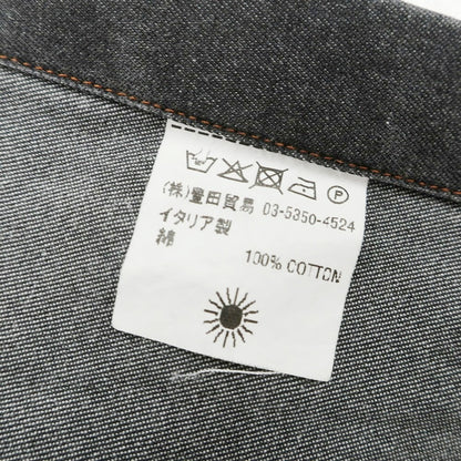 [Used] Giannetto cotton casual shirt, black [39] [Condition rank B] [Men&