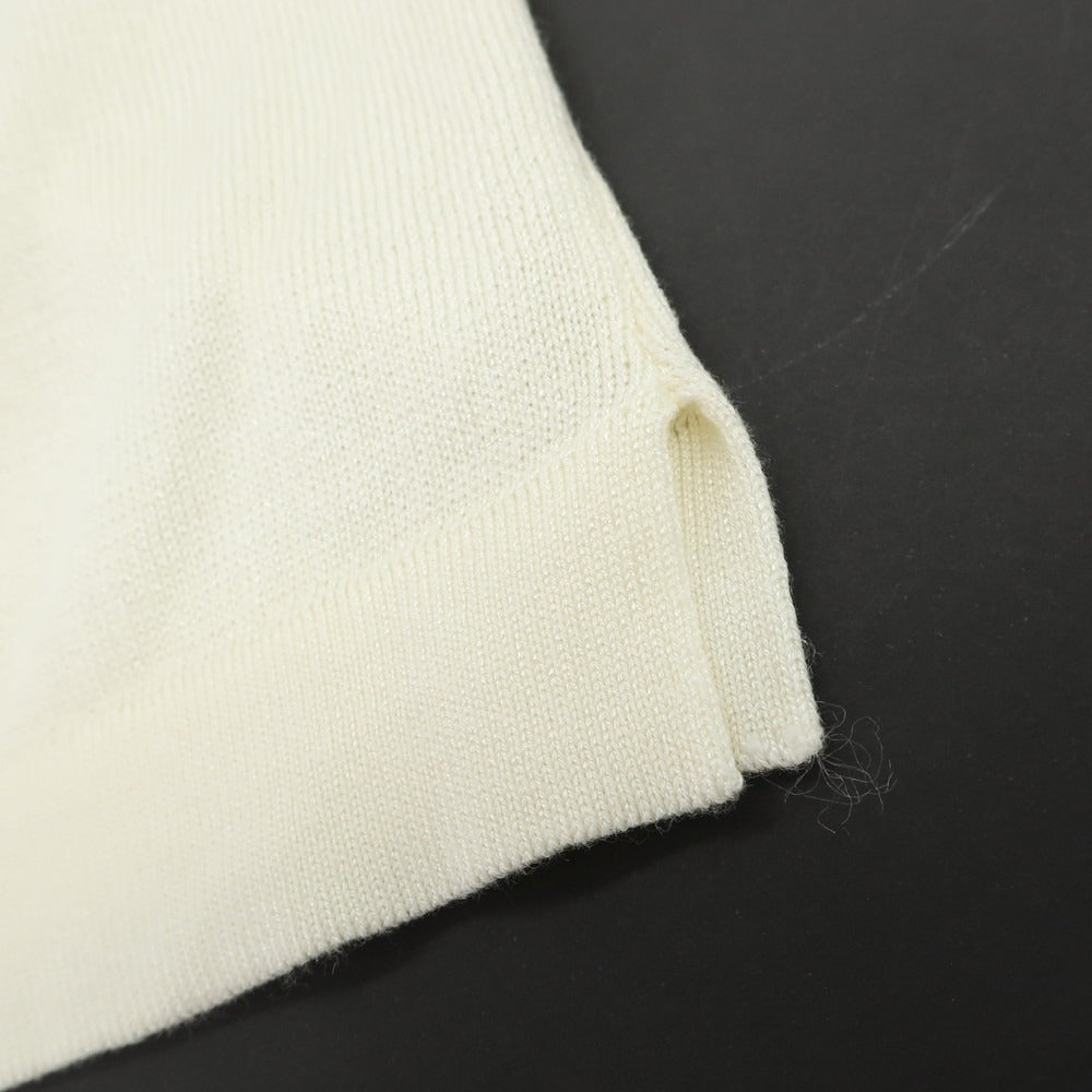 [Used] ROBERTO COLLINA High gauge cotton rayon crew neck short sleeve pullover knit ivory [46] [Condition rank B] [Men&