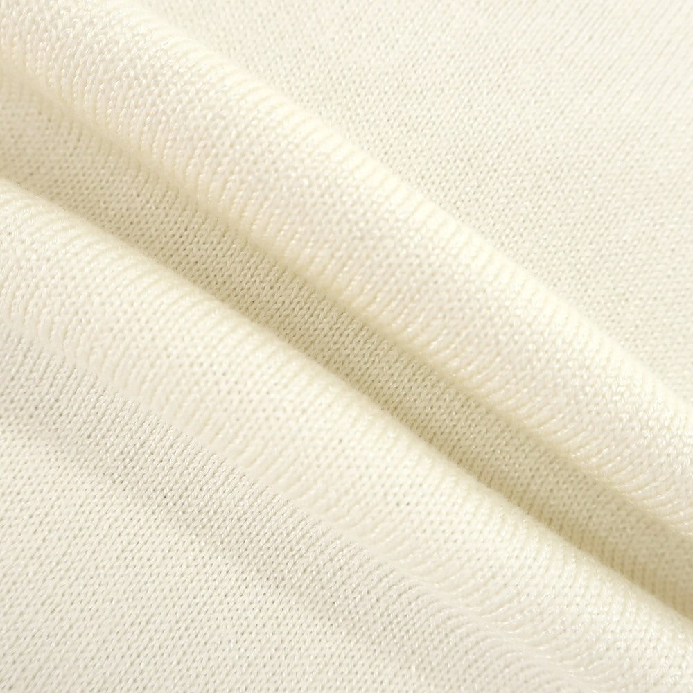 [Used] ROBERTO COLLINA High gauge cotton rayon crew neck short sleeve pullover knit ivory [46] [Condition rank B] [Men&