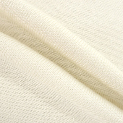 [Used] ROBERTO COLLINA High gauge cotton rayon crew neck short sleeve pullover knit ivory [46] [Condition rank B] [Men&