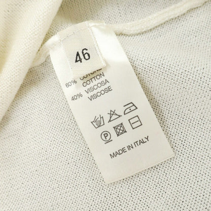 [Used] ROBERTO COLLINA High gauge cotton rayon crew neck short sleeve pullover knit ivory [46] [Condition rank B] [Men&