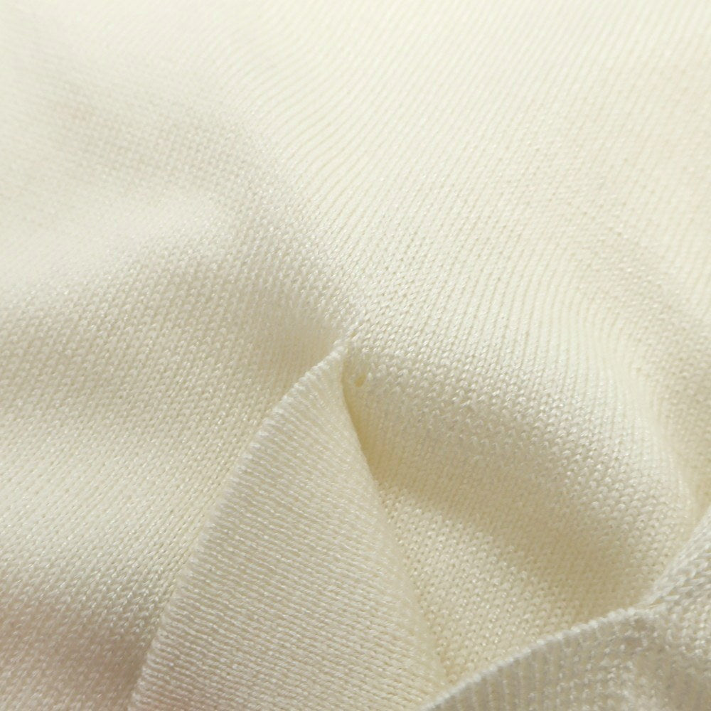 [Used] ROBERTO COLLINA High gauge cotton rayon crew neck short sleeve pullover knit ivory [46] [Condition rank B] [Men&