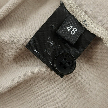 【中古】ロベルトコリーナ ROBERTO COLLINA コットン 半袖シャツ グレージュ【 48 】【 状態ランクB 】【 メンズ 】