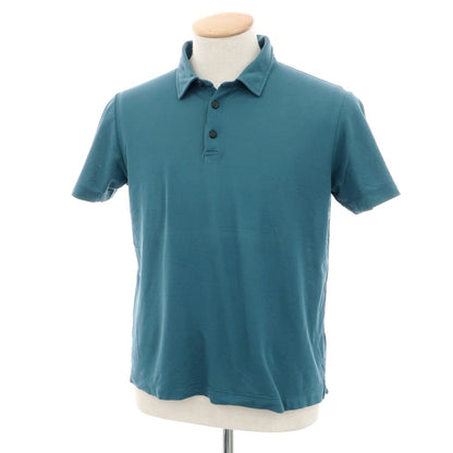 [Used] ROBERTO COLLINA Cotton short-sleeved polo shirt, peacock color [No description (S rank)] [Condition rank C] [Men&