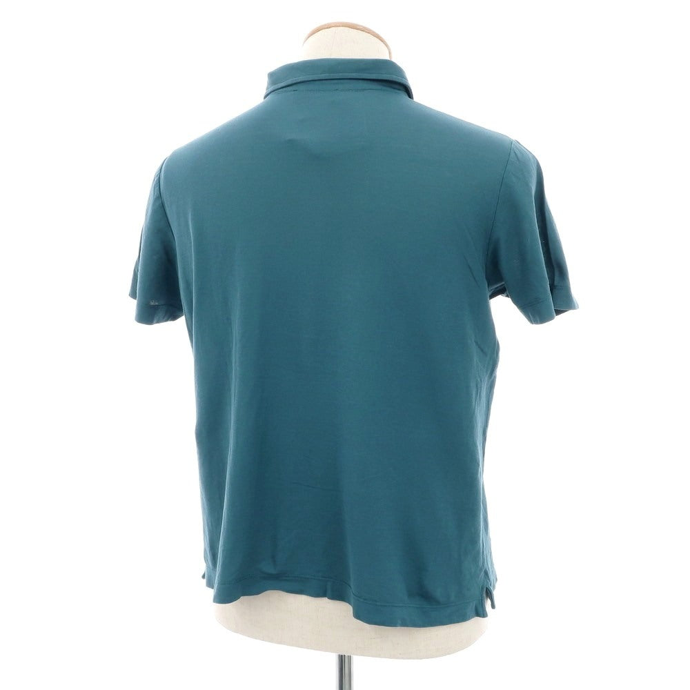 [Used] ROBERTO COLLINA Cotton short-sleeved polo shirt, peacock color [No description (S rank)] [Condition rank C] [Men&