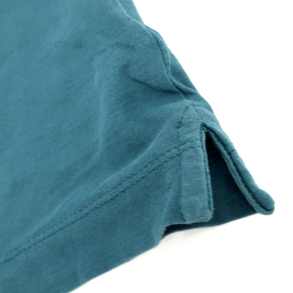 [Used] ROBERTO COLLINA Cotton short-sleeved polo shirt, peacock color [No description (S rank)] [Condition rank C] [Men&