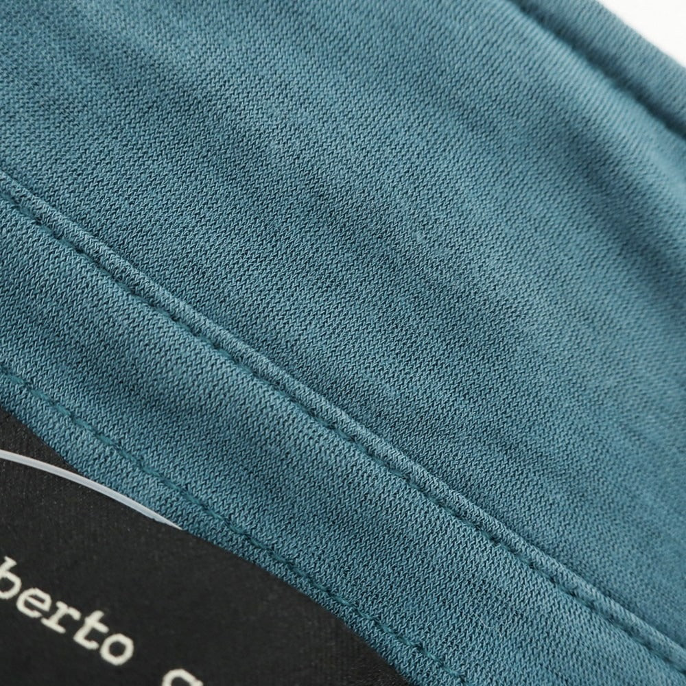 [Used] ROBERTO COLLINA Cotton short-sleeved polo shirt, peacock color [No description (S rank)] [Condition rank C] [Men&