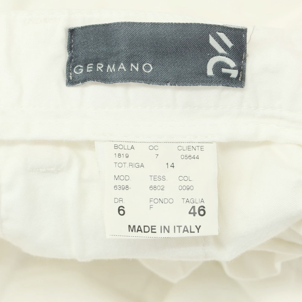 [Used] GERMANO Stretch Cotton Shorts White [46] [Condition Rank C] [Men&