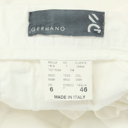 [Used] GERMANO Stretch Cotton Shorts White [46] [Condition Rank C] [Men&