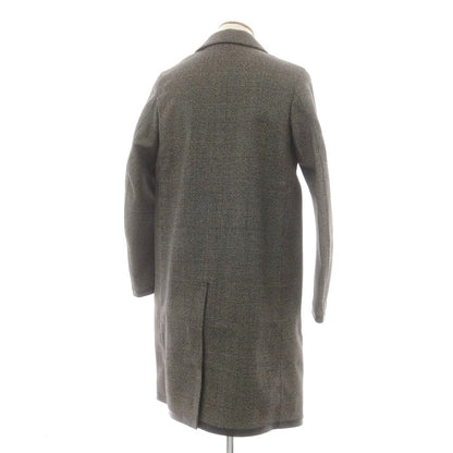 【中古】チェルッティ 1881 CERRUTI 1881 ウール ステンカラーコート ベージュxブラック【 48 】【 状態ランクA 】【 メンズ 】