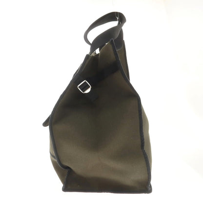 [Used] Want Les Essentiels de la Vie Canvas Tote Bag Dark Olive [Condition Rank A] [Men&