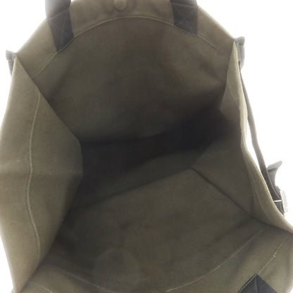 [Used] Want Les Essentiels de la Vie Canvas Tote Bag Dark Olive [Condition Rank A] [Men&