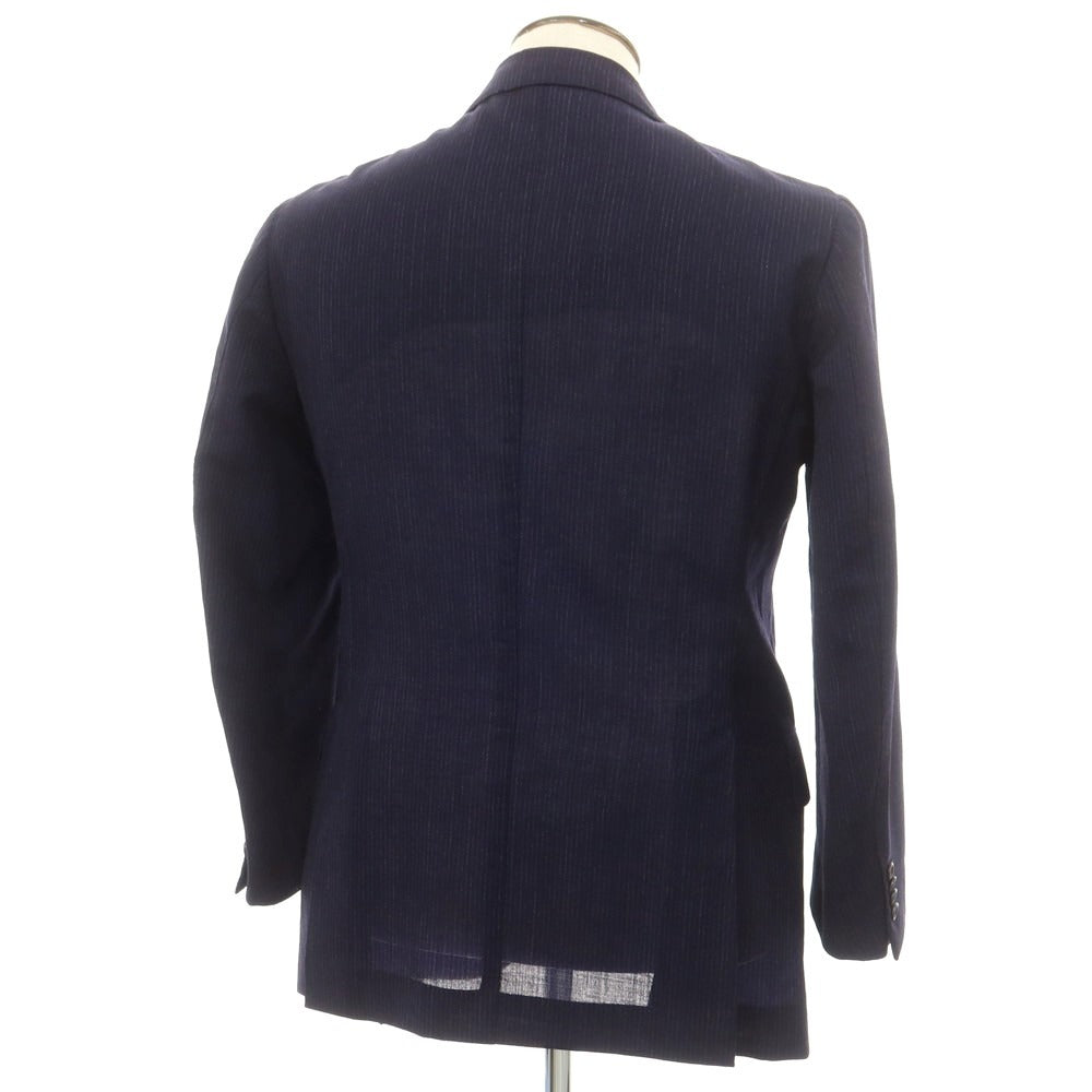 [Used] STILE LATINO Wool Striped Tailored Jacket Navy [50] [Condition Rank D] [Men&