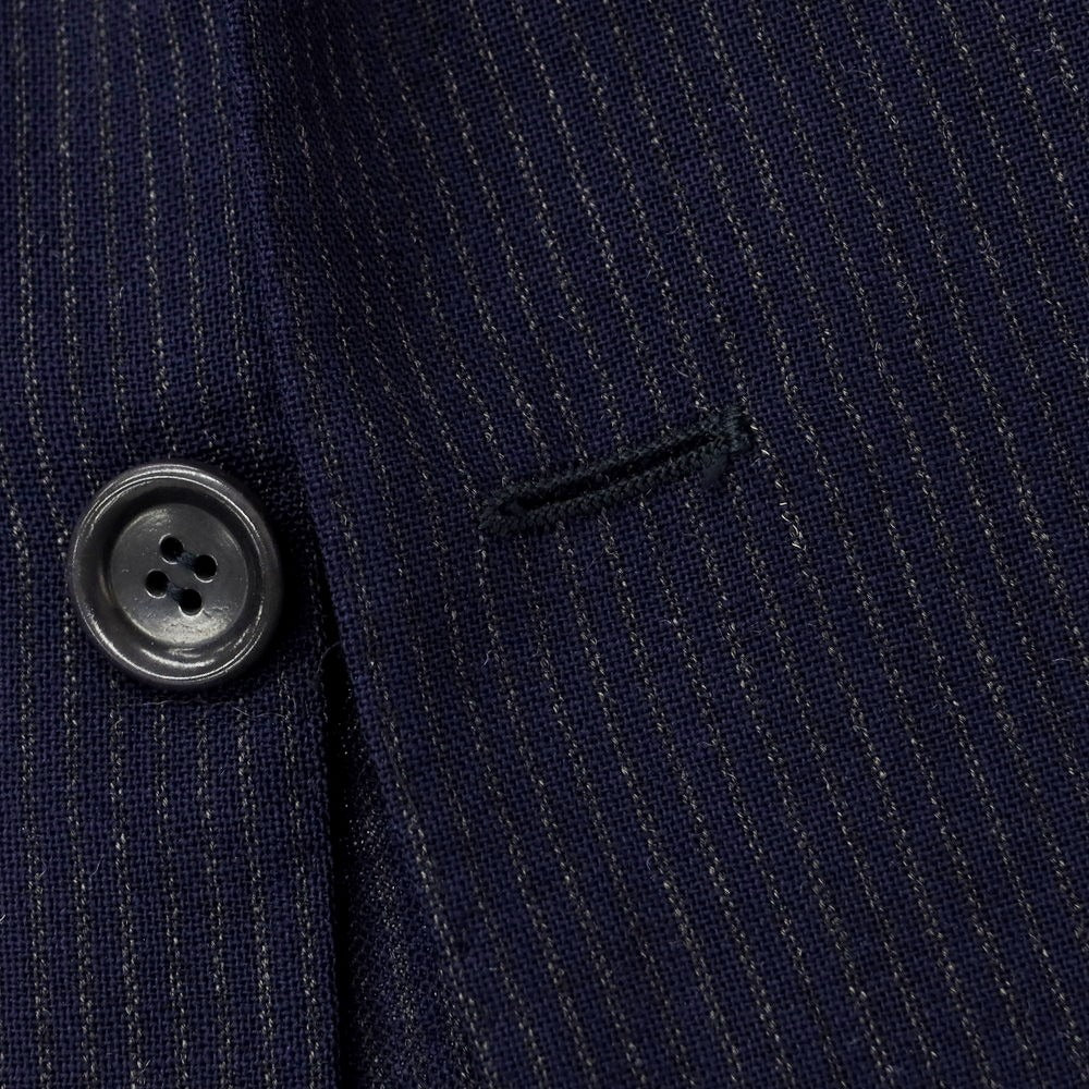 [Used] STILE LATINO Wool Striped Tailored Jacket Navy [50] [Condition Rank D] [Men&