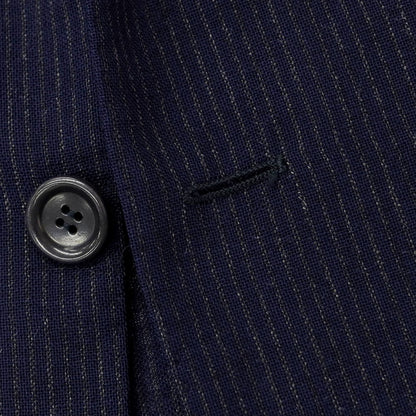 [Used] STILE LATINO Wool Striped Tailored Jacket Navy [50] [Condition Rank D] [Men&
