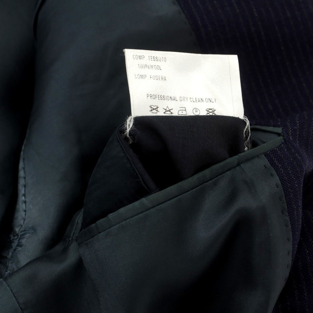 [Used] STILE LATINO Wool Striped Tailored Jacket Navy [50] [Condition Rank D] [Men&