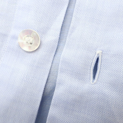 [Used] Frye Cotton Linen Semi-Wide Collar Dress Shirt Light Blue [38] [Condition Rank C] [Men&