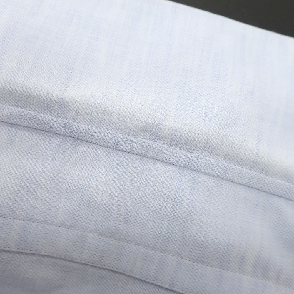 [Used] Frye Cotton Linen Semi-Wide Collar Dress Shirt Light Blue [38] [Condition Rank C] [Men&