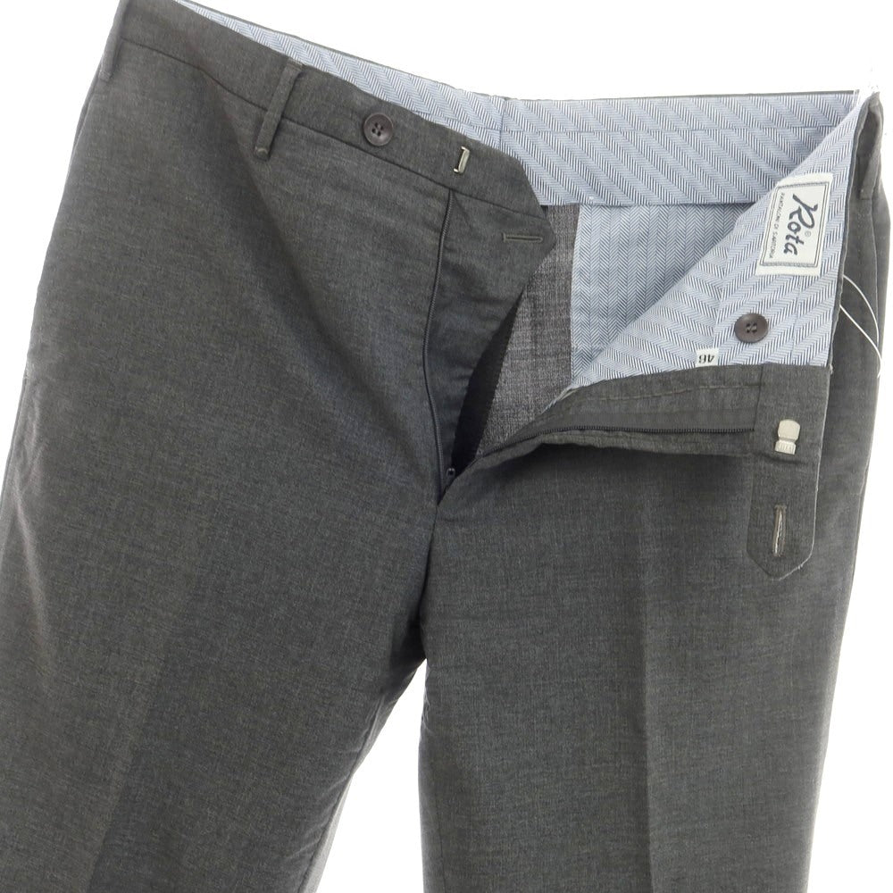 [Used] ROTA Wool Dress Slacks Pants Dark Gray [46] [Condition Rank D] [Men&