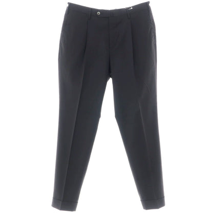 [Used] PT Torino PT TORINO TECHNO WASHABLE WOOL Stretch Polyester Wool Dress Slacks Pants Black [48] [Condition Rank D] [Men&