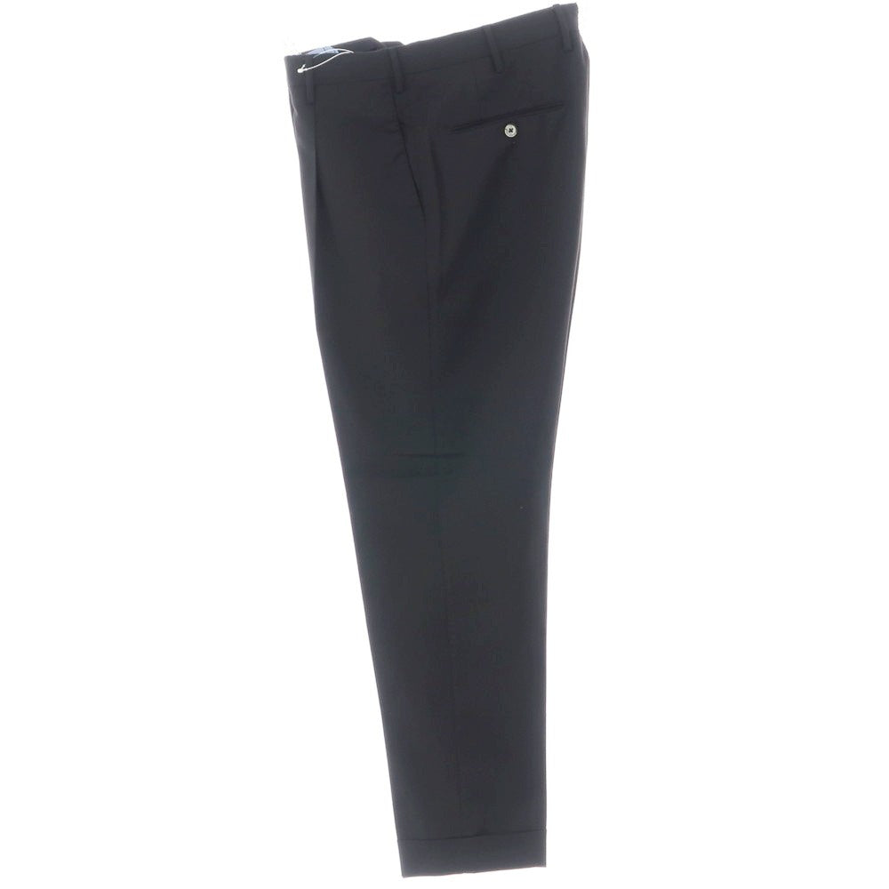 [Used] PT Torino PT TORINO TECHNO WASHABLE WOOL Stretch Polyester Wool Dress Slacks Pants Black [48] [Condition Rank D] [Men&
